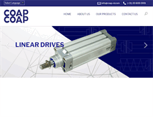 Tablet Screenshot of coap-nl.com